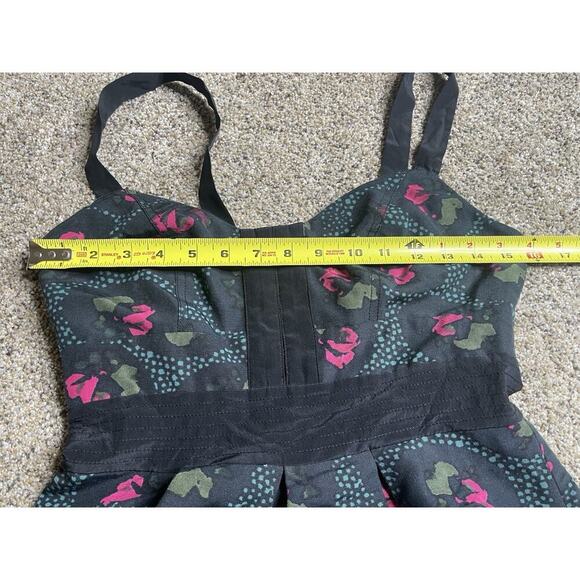 Anthropologie Frock by Tracy Reese Pin Up Fit & Flare Pink Rose Dress Size 2 XS - Picture 7 of 7